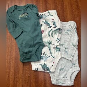 Carter's Just One You Dinosaur onesies